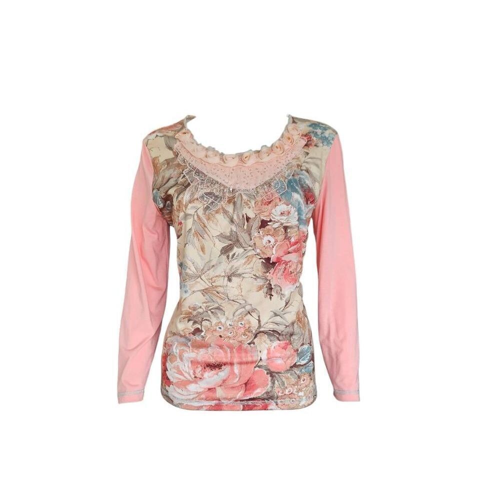 fairycore patterned long sleeve
